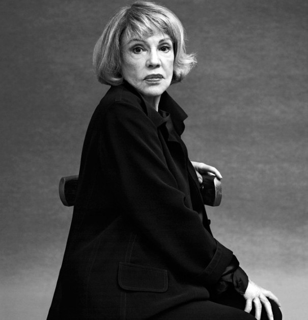 Французская кинозвезда Жанна Моро в черно-белых снимках 