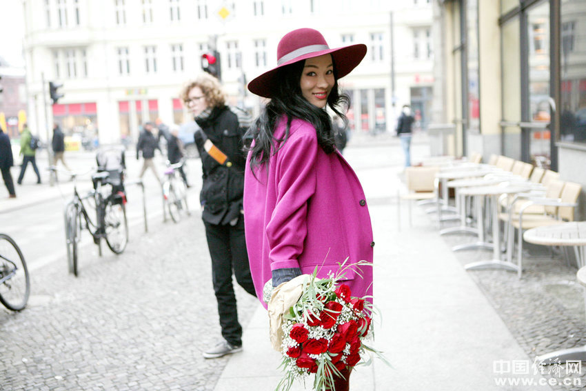 Модные снимки китайской актрисы Хо Сыянь в Германии3