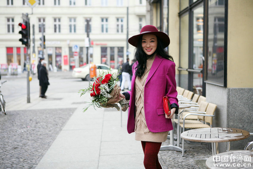 Модные снимки китайской актрисы Хо Сыянь в Германии5