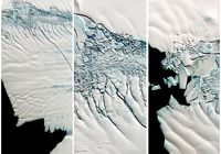 В антарктических ледниках появилась трещина длиной 30 км, возможно образование гигантского айсберга