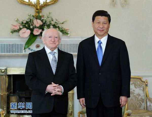 Си Цзиньпин встретился с президентом Ирландии
