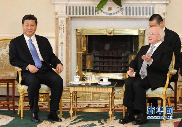 Си Цзиньпин встретился с президентом Ирландии