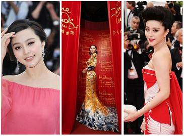 Красивые мгновения китайской актрисы Фань Бинбин на красном ковре