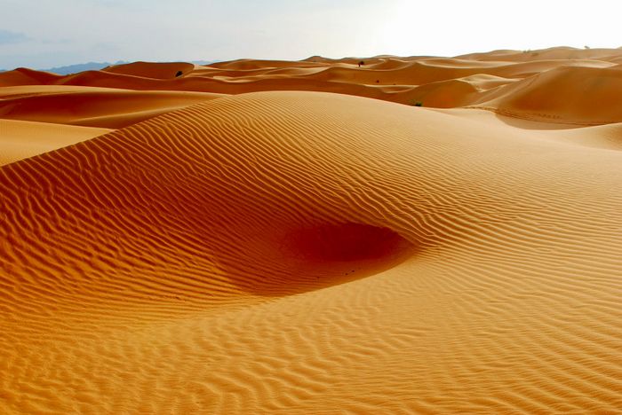 Золотое море песка