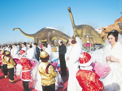 Китайско-российская международная свадьба в стиле Года Дракона 
