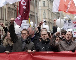 В Санкт-Петербурге прошли митинг и шествие 'За честные выборы'