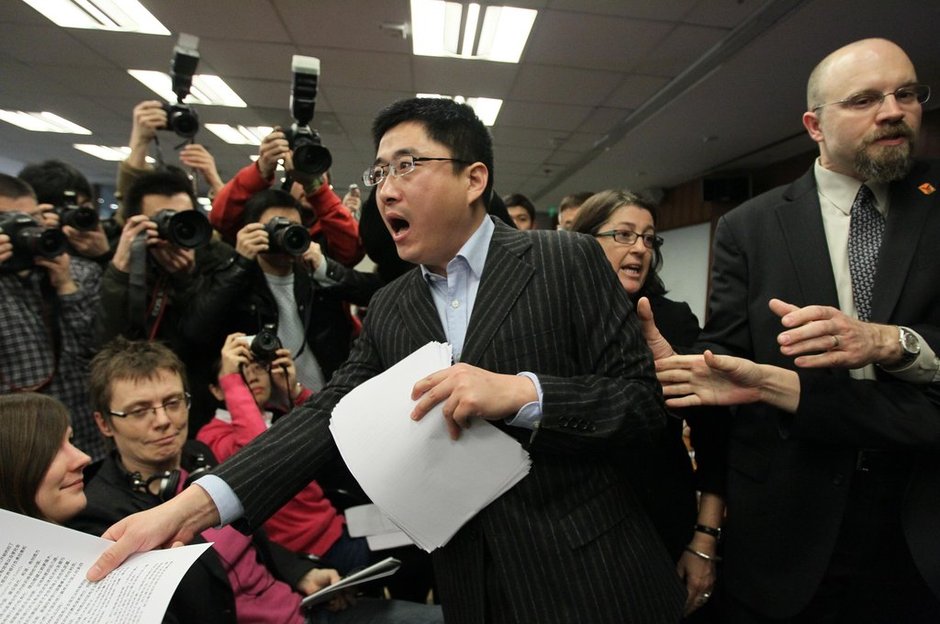 Пресс-конференция президента ВБ в Пекине встретила протест китайского ученого 1