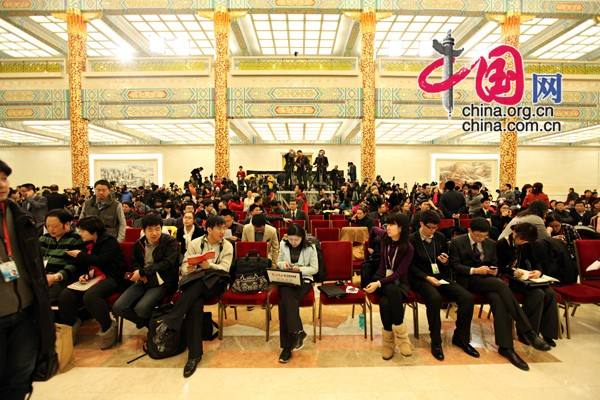 Пресс-конференция 5-й сессии ВК НПКСК 11-го созыва состоялась 2 марта 2012 года