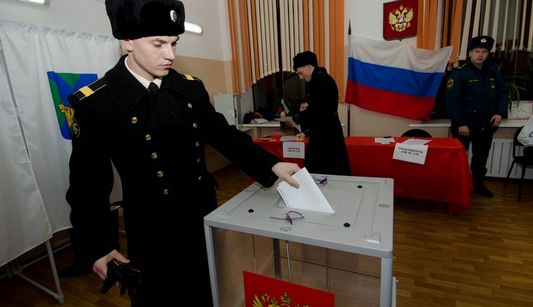 В России начинается голосование на президентских выборах