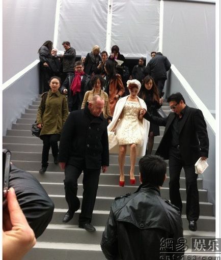 Фань Бинбин на Неделе моды в Париже