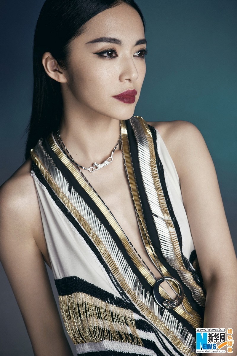 Изящная красавица Яо Чэнь на обложке журнала «Bazaar»1