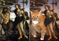 Кошки попали в самые известные картины мира