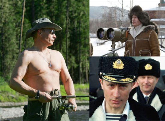 30 образов «стального мужчины» Путина, привлекательных для китайских женщин 1