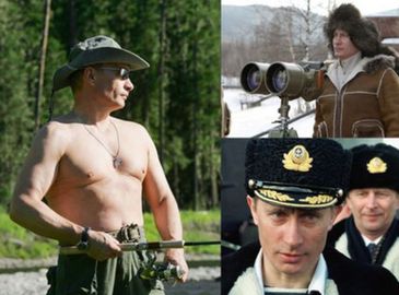 30 образов «стального мужчины» Путина, привлекательных для китайских женщин 1