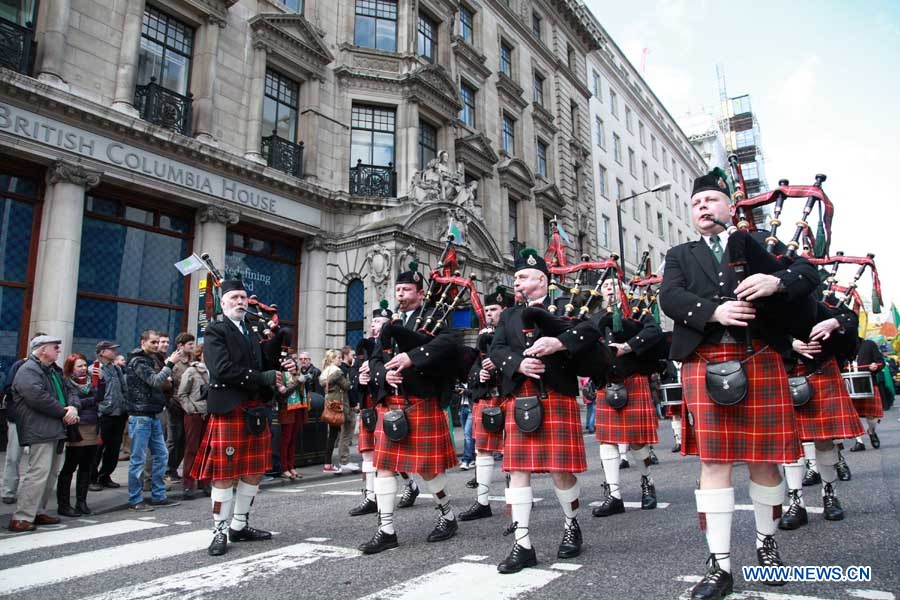 18 марта в Лондоне торжественно состоялся традиционный парад по случаю дня Святого Патрика, который имеет историю больше 1500 лет. 