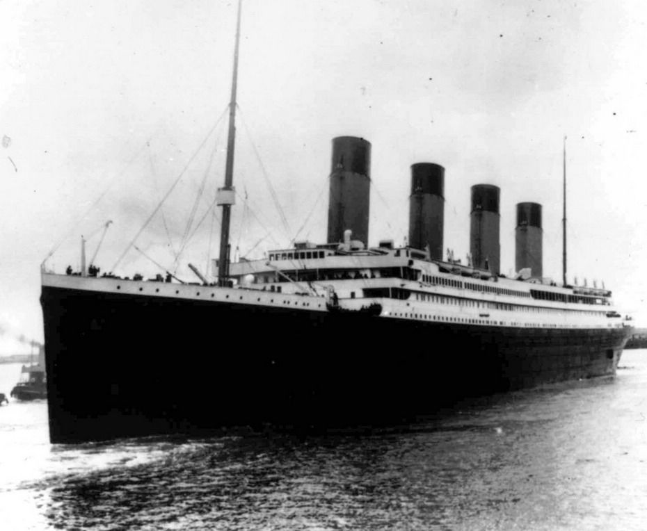 Старые фотографии к 100-летию со дня крушения 'Титаника'