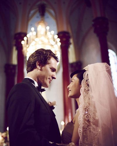 Свадьба Юань Ли и ее американского мужа