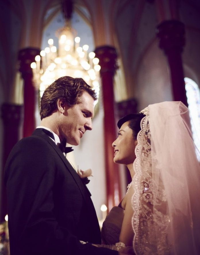 Свадьба Юань Ли и ее американского мужа