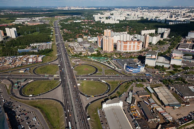 Москва с высоты птичьего полета