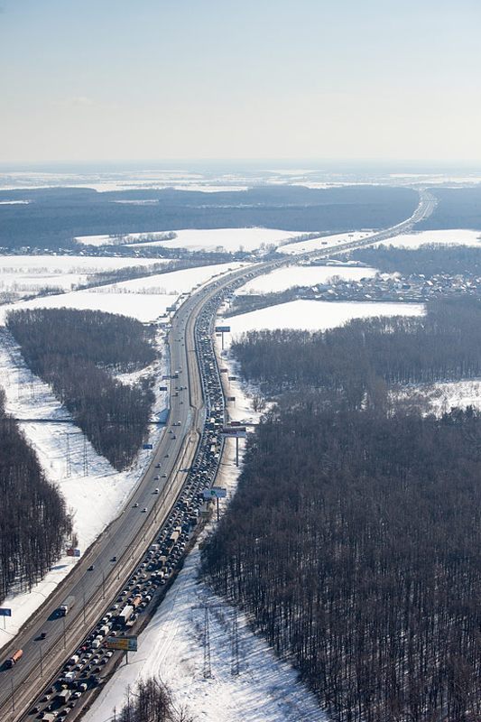 Москва с высоты птичьего полета