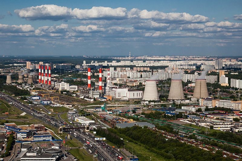 Москва с высоты птичьего полета