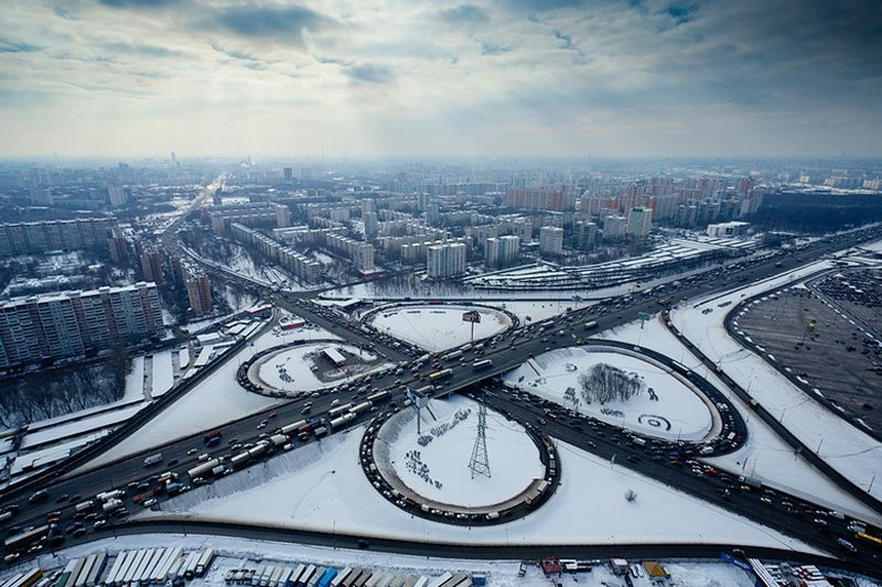 Москва с высоты птичьего полета