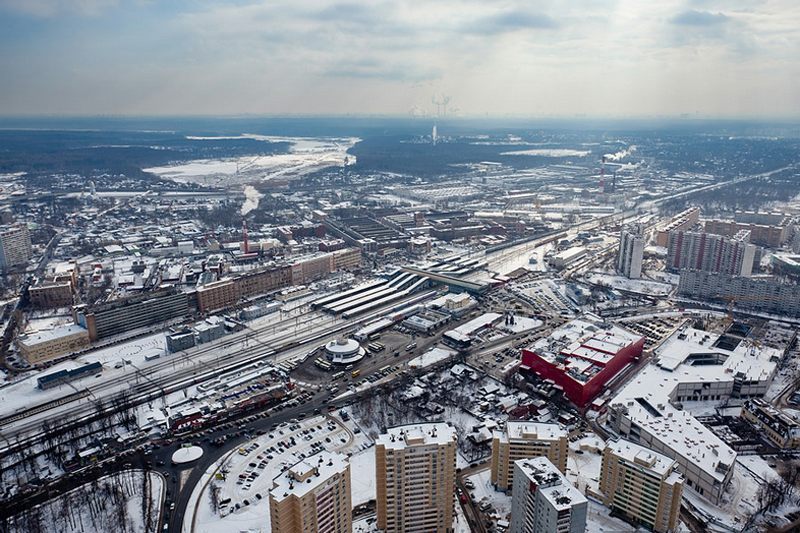 Москва с высоты птичьего полета