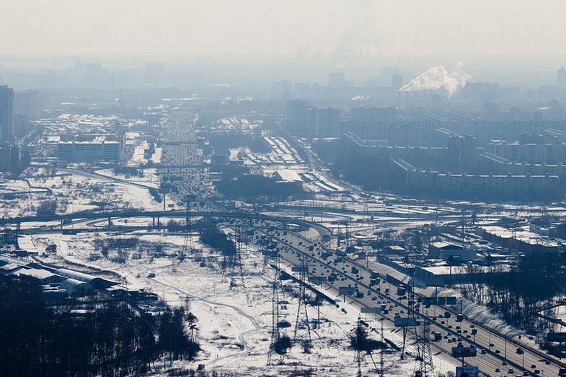 Москва с высоты птичьего полета