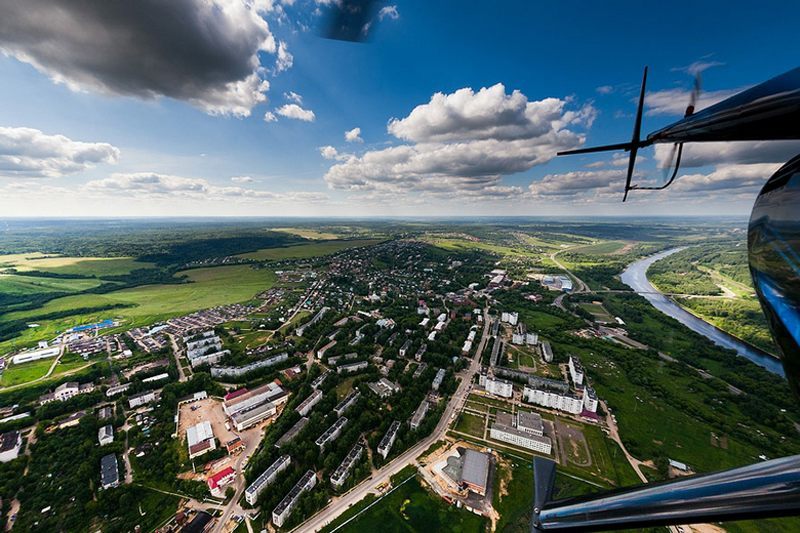 Москва с высоты птичьего полета