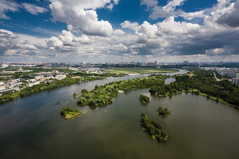 Москва с высоты птичьего полета