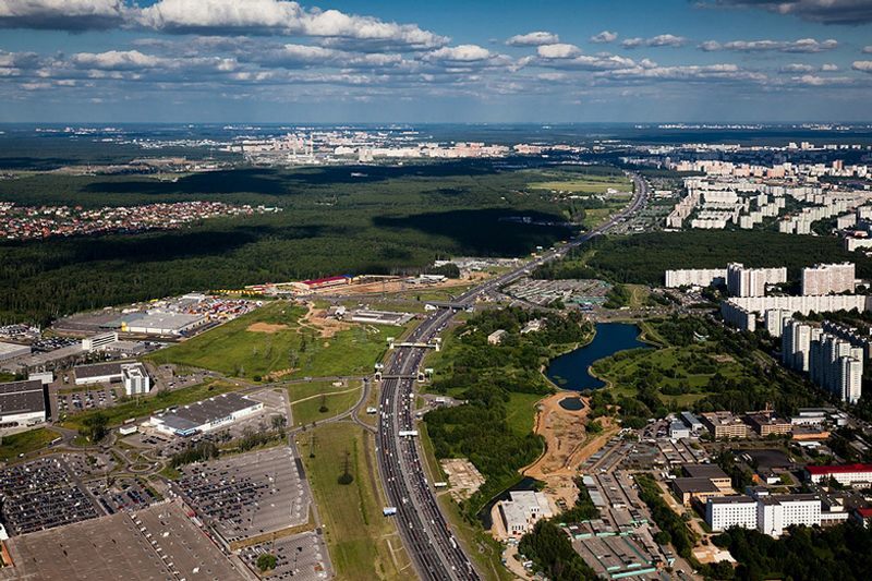 Москва с высоты птичьего полета