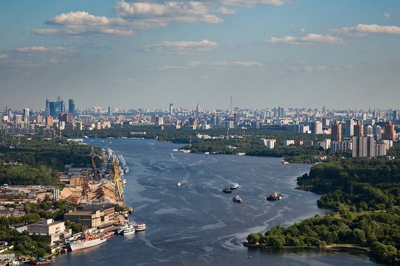 Москва с высоты птичьего полета