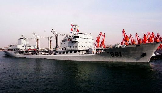 Военная техника и оборудование китайской стороны в китайско-российских совместных военно-морских учениях в Желтом море