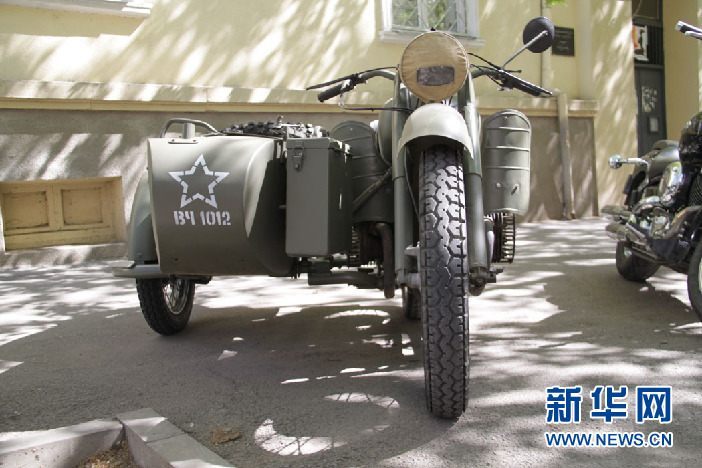Произведенный в 1957 году военный мотоцикл СССР