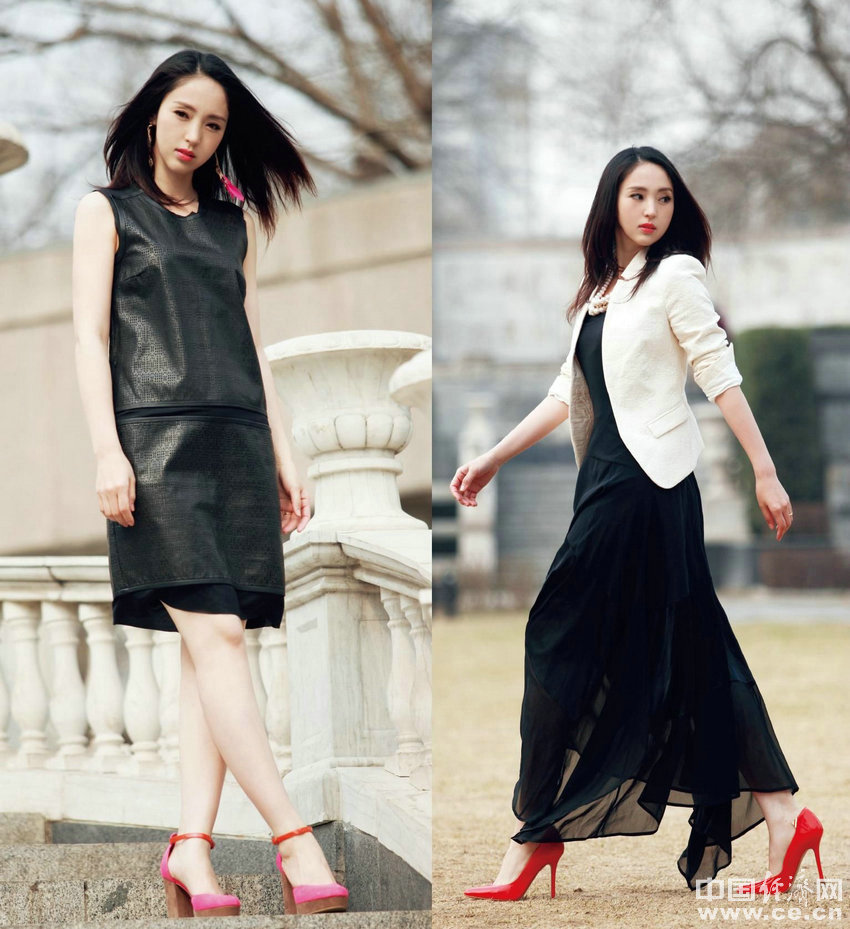 Модные наряды китайской актрисы Дун Сюань 4