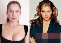 Супермодели до и после макияжа