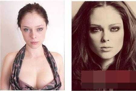  Супермодели до и после макияжа