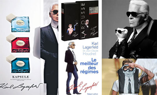 Карл Лагерфельд на обложках модного журнала 3
