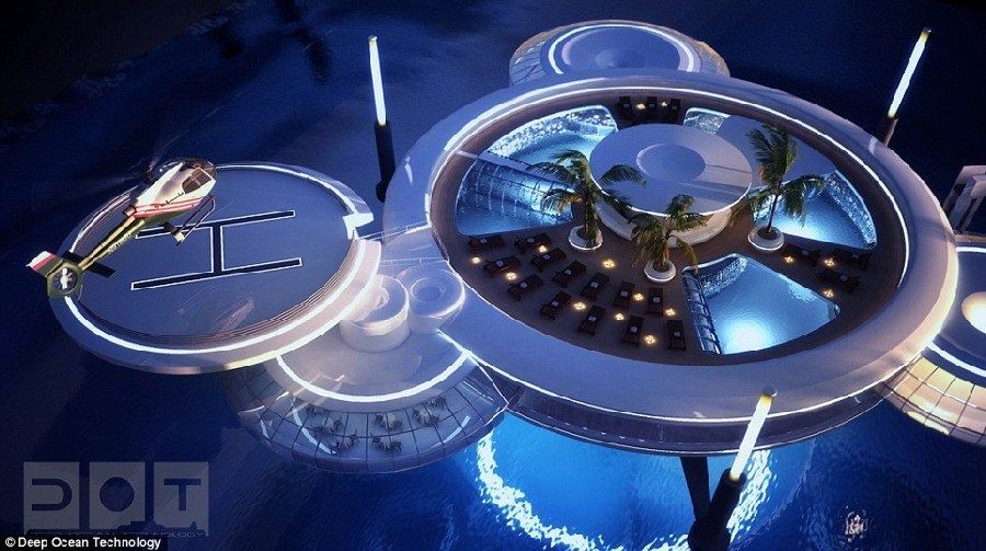 План строительства подводного отеля в Дубае обнародован