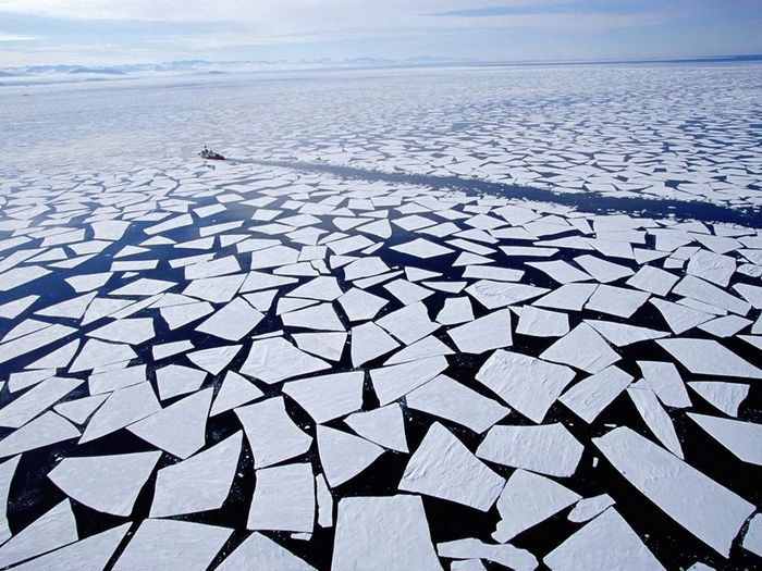 Ледокол в Антарктике