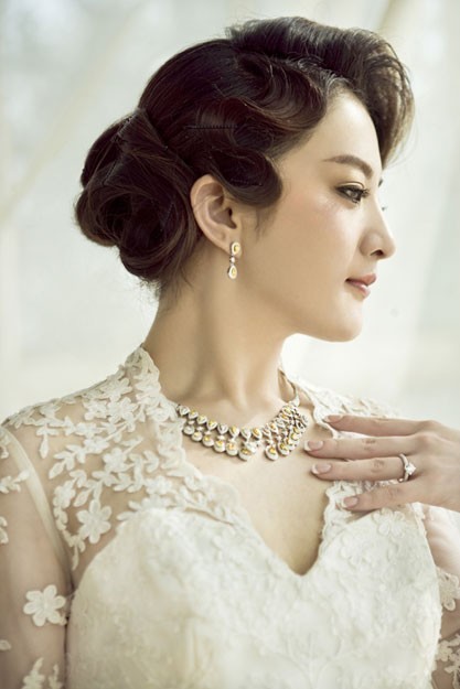 Свадебные фотографии актрисы Цзинь Мин1