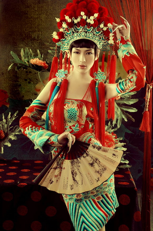 Очаровательные красавицы в древнем китайском стиле 5