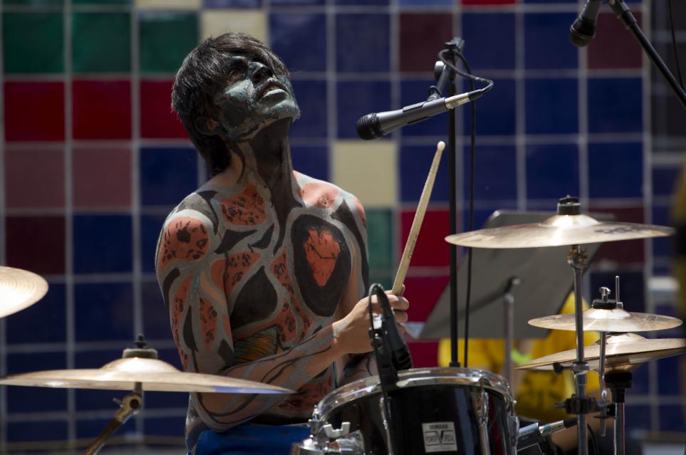 В Мексике прошел Шестой Международный фестиваль росписи тела (International Fonambules Body Paint Festival).