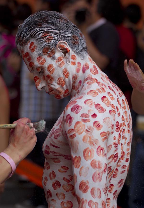 В Мексике прошел Шестой Международный фестиваль росписи тела (International Fonambules Body Paint Festival).