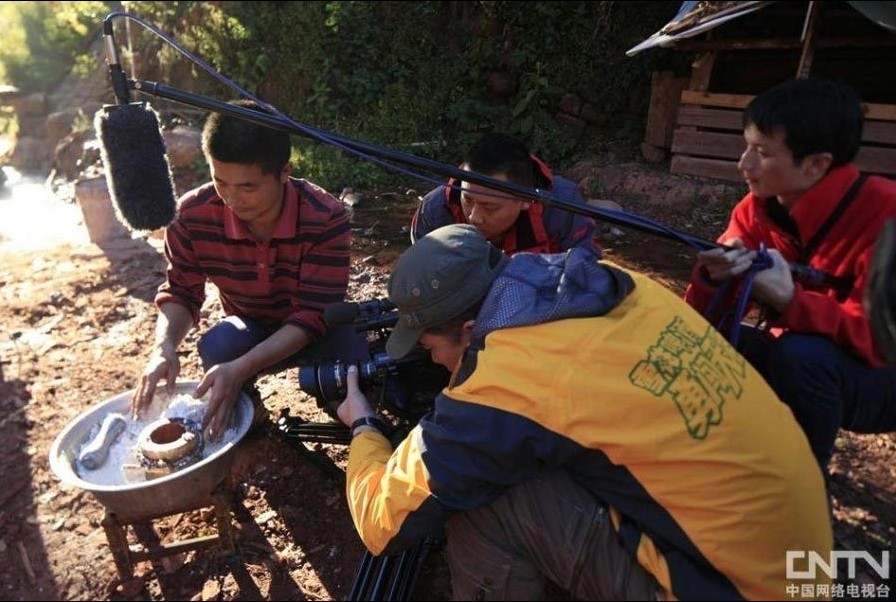 Фото со съемок документального фильма «A bite of China»