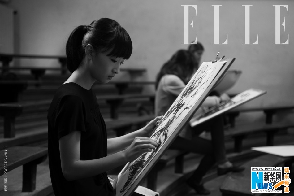 Чжоу Дунъюй в журнале «ELLE»19