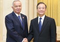 Китайский премьер Вэнь Цзябао встретился с президентом Узбекистана Исламом Каримовым