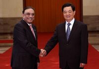 Председатель КНР Ху Цзиньтао и президент Пакистана Асиф Али Зардари провели переговоры