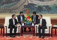 У Банго встретился с президентом Ирана М. Ахмадинежадом