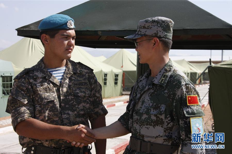 Посещение лагеря войск на военные учения «Мирная миссия – 2012» 5